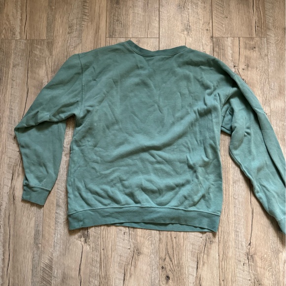 Pacsun Green Vintage-Like Crewneck Sweatshirt - Picture 2 of 2